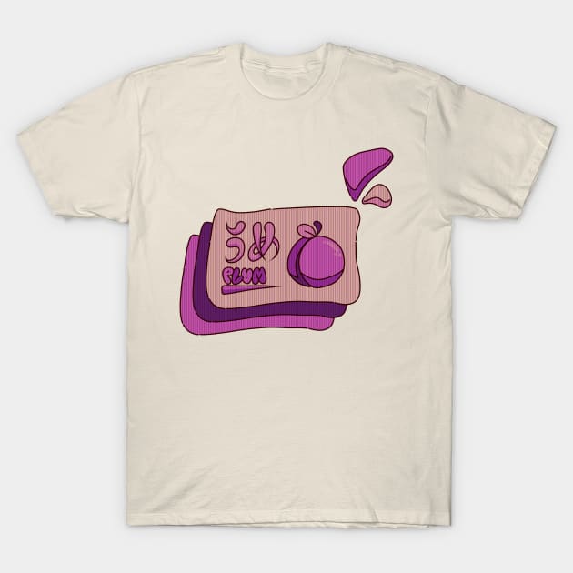 Plum T-Shirt by Aphantasous